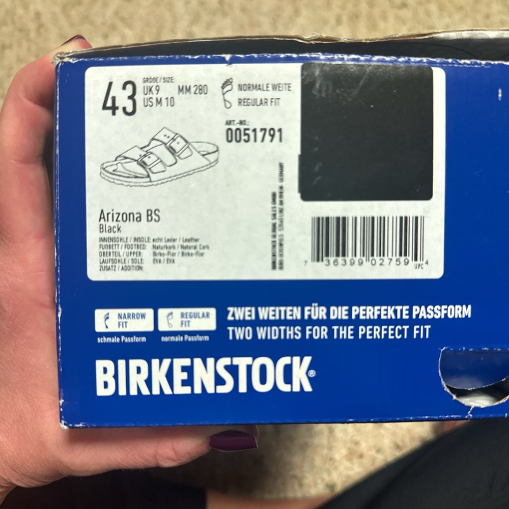 Birkenstock Arizona BS Black Footwear